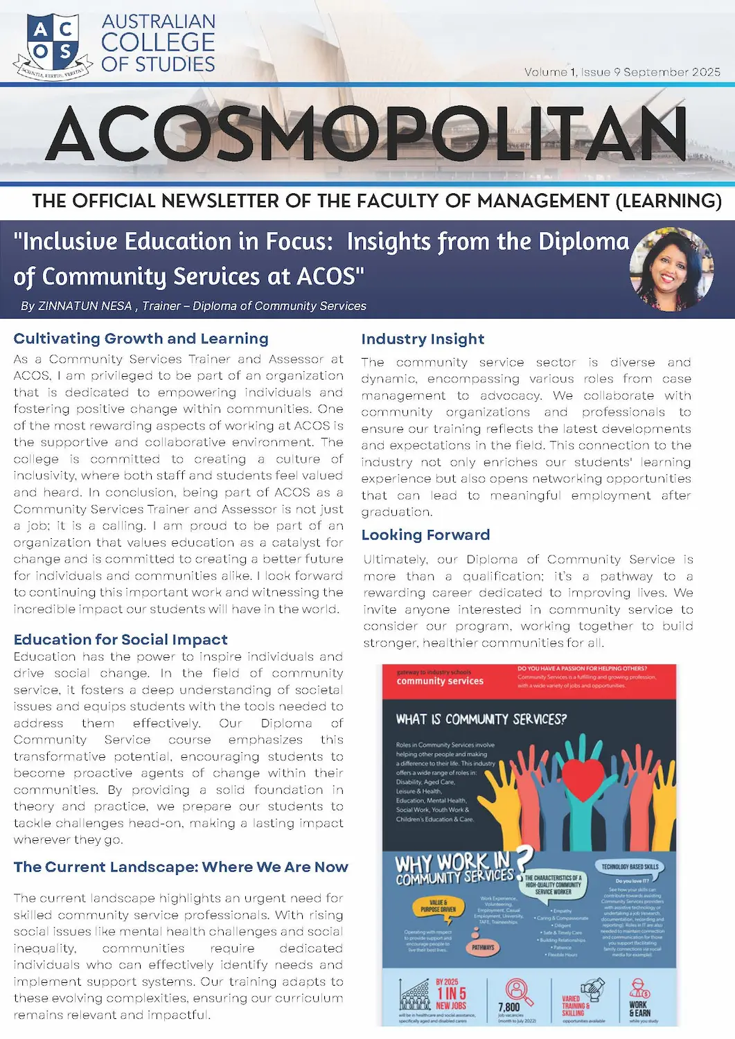ACOSMOPOLITAN Issue 9, September 2025